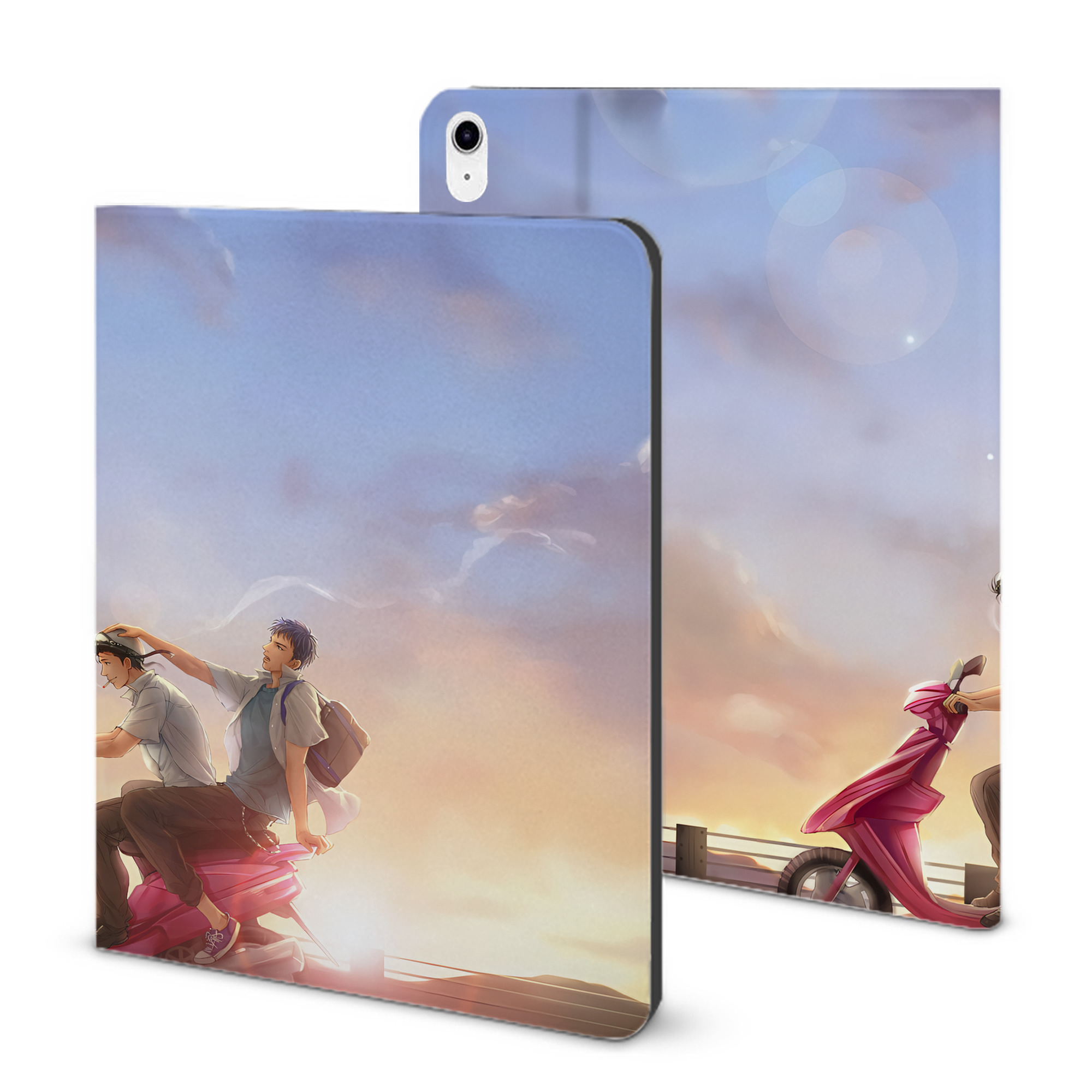 （画像用） SLAM DUNK／スラムダンク IPad ケース ブック型 PUレザー TPU 耐衝撃 軽量 薄型 ペン収納なし 全面保護 IPad 各モデル対応